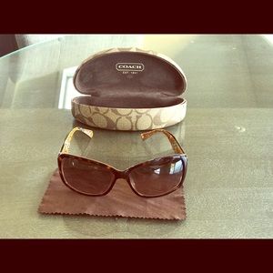Coach Peony Tortoise Sunglasses